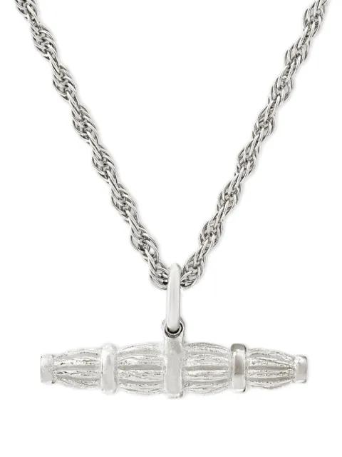 Willow textured pendant necklace by BLEUE BURNHAM