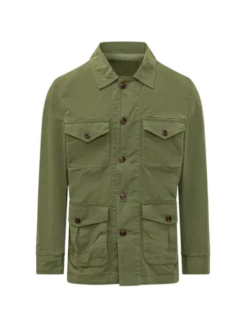 gabardine multi-pocket jacket by BL'KER