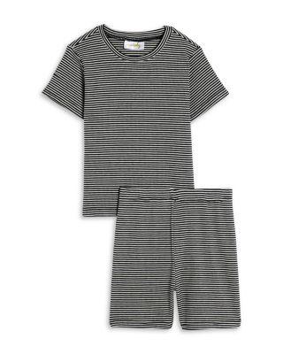 Boys' Striped Waffled Tee & Shorts Set by BLOOMIE'S BABY