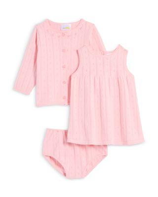 Girls' Pointelle Cardigan & Dress Set by BLOOMIE'S BABY