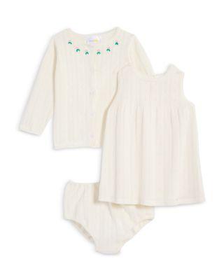 Girls' Pointelle Cardigan & Dress Set by BLOOMIE'S BABY