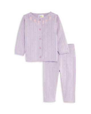 Girls' Pointelle Cardigan & Leggings Set by BLOOMIE'S BABY