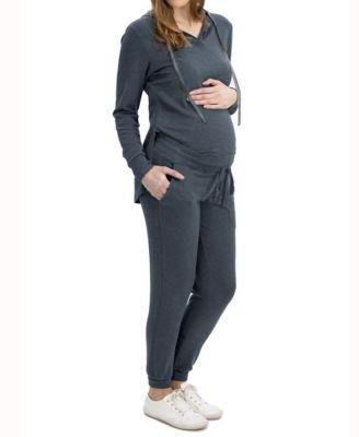 Women's Maternity Nursing Lounge Jumper and Pant Set, 2 Piece by BLOOMING WOMEN BY ANGEL
