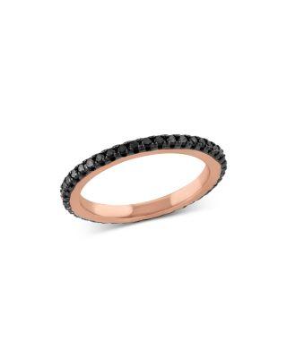 Black Diamond Eternity Band in 14K Rose Gold by BLOOMINGDALE'S FINE COLLECTION