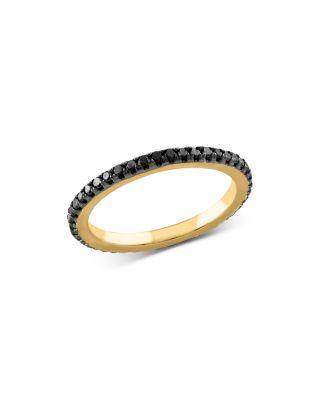 Black Diamond Eternity Band in 14K Yellow Gold by BLOOMINGDALE'S FINE COLLECTION