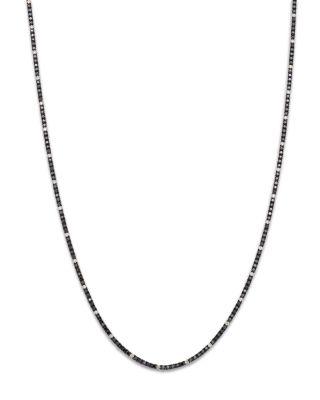 Black & White Diamond Tennis Necklace in 14K White Gold by BLOOMINGDALE'S FINE COLLECTION