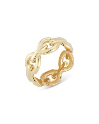 Bold Polished Gold Link Ring in 14K Yellow Gold by BLOOMINGDALE'S FINE COLLECTION