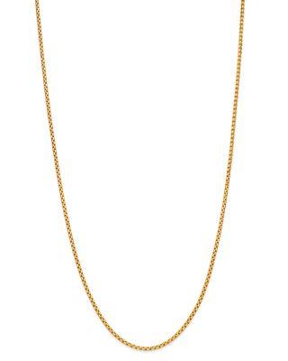 Box Link Chain Necklace in 14K Yellow Gold by BLOOMINGDALE'S FINE COLLECTION