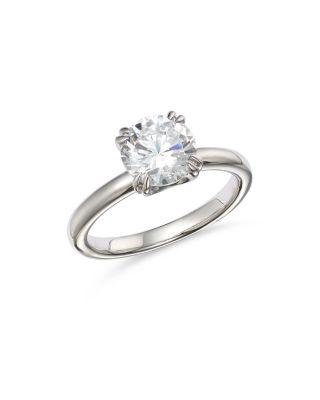 Certified Diamond Solitaire Ring in 14K White Gold featuring diamonds with the De Beers Code of Origin by BLOOMINGDALE'S FINE COLLECTION
