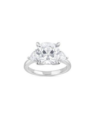 Certified Lab Grown Cushion Cut Diamond Engagement Ring in 18K White Gold by BLOOMINGDALE'S FINE COLLECTION