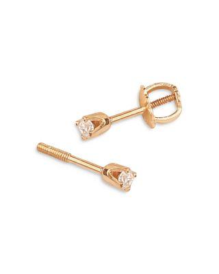 Children's Diamond Mini Stud Earrings in 14K Yellow Gold by BLOOMINGDALE'S FINE COLLECTION