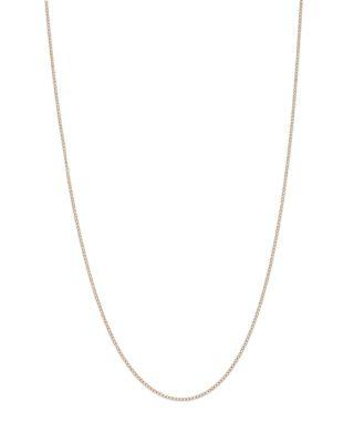 Children's Flat Curb Link Chain Necklace in 14K Yellow Gold by BLOOMINGDALE'S FINE COLLECTION