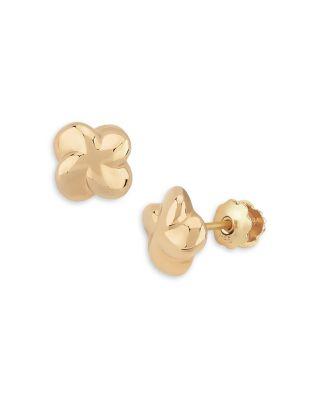 Children's Flower Puff Stud Earrings in 14K Yellow Gold by BLOOMINGDALE'S FINE COLLECTION