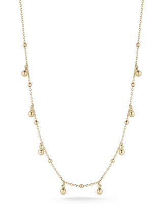 Dangling Polished Ball Charm Necklace in 14K Yellow Gold by BLOOMINGDALE'S FINE COLLECTION