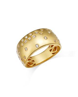 Diamond Bezel Band in 14K Yellow Gold by BLOOMINGDALE'S FINE COLLECTION