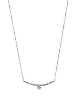 Diamond Bezel Bar Necklace in 14K Gold by BLOOMINGDALE'S FINE COLLECTION