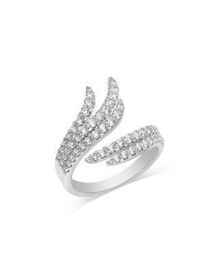 Diamond Bypass Ring in 14K White Gold by BLOOMINGDALE'S FINE COLLECTION
