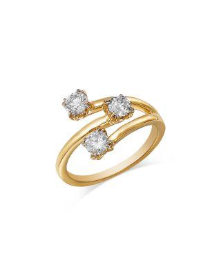 Diamond Bypass Ring in 14K Yellow Gold by BLOOMINGDALE'S FINE COLLECTION