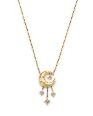 Diamond Celestial Pendant Necklace in 14K Yellow Gold by BLOOMINGDALE'S FINE COLLECTION
