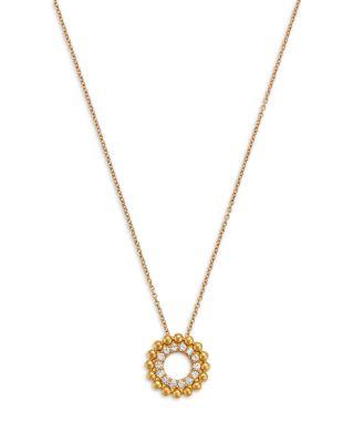 Diamond Circle Pendant Necklace in 14K Yellow Gold by BLOOMINGDALE'S FINE COLLECTION
