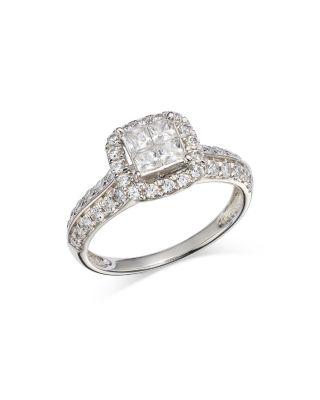 Diamond Engagement Ring in 14K White Gold by BLOOMINGDALE'S FINE COLLECTION