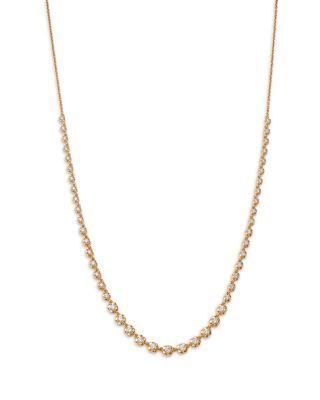 Diamond Graduated Collar Necklace in 14K Yellow Gold by BLOOMINGDALE'S FINE COLLECTION