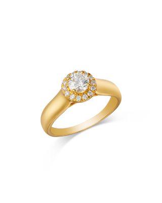 Diamond Halo Engagement Ring in 14K Yellow Gold by BLOOMINGDALE'S FINE COLLECTION