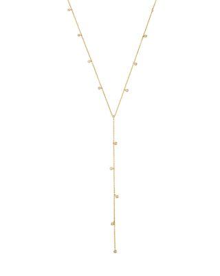 Diamond Lariat Necklace in 14K Yellow Gold by BLOOMINGDALE'S FINE COLLECTION