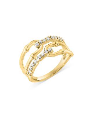 Diamond Link Ring in 14K Gold by BLOOMINGDALE'S FINE COLLECTION