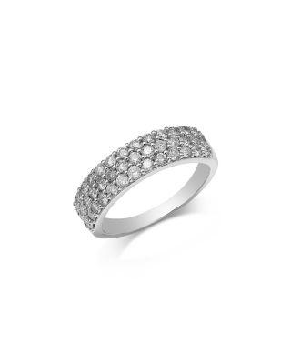 Diamond Multi-Row Ring in 14K White Gold by BLOOMINGDALE'S FINE COLLECTION