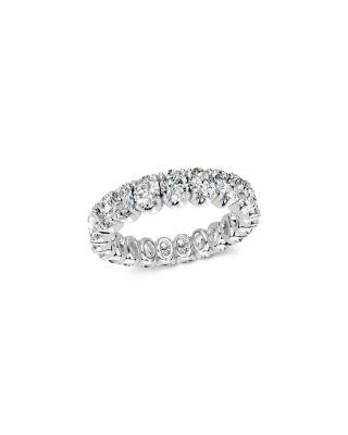 Diamond Oval Classic Eternity Band in 14K White Gold by BLOOMINGDALE'S FINE COLLECTION