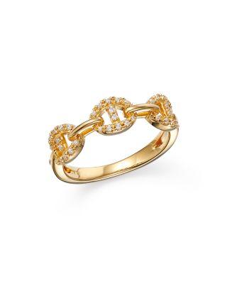 Diamond Pav&eacute; Link Band Collection by BLOOMINGDALE'S FINE COLLECTION