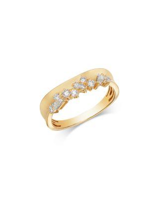 Diamond Scattered Band in 14K Yellow Gold by BLOOMINGDALE'S FINE COLLECTION