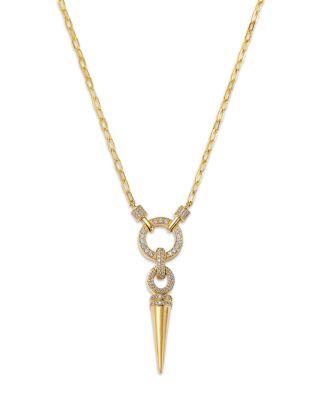 Diamond Spike Statement Necklace in 14K Yellow Gold by BLOOMINGDALE'S FINE COLLECTION