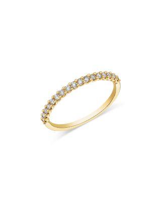 Diamond Stack Band in 14K Yellow Gold by BLOOMINGDALE'S FINE COLLECTION
