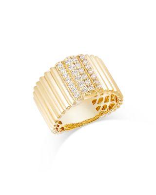 Diamond Statement Ring in 14K Yellow Gold by BLOOMINGDALE'S FINE COLLECTION