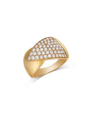 Diamond Statement Ring in 14K Yellow Gold by BLOOMINGDALE'S FINE COLLECTION