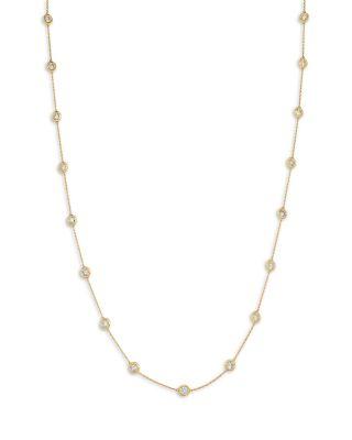 Diamond Station Necklace in 14K Gold by BLOOMINGDALE'S FINE COLLECTION