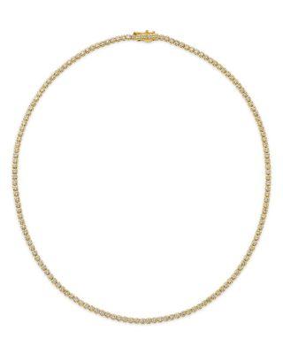 Diamond Tennis Necklace in 14K Gold by BLOOMINGDALE'S FINE COLLECTION
