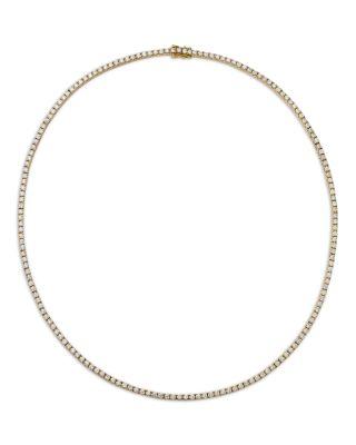 Diamond Tennis Necklace in 14K Yellow Gold by BLOOMINGDALE'S FINE COLLECTION