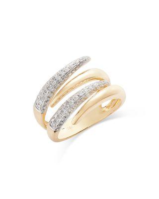 Diamond Wrap Ring in 14K Yellow Gold by BLOOMINGDALE'S FINE COLLECTION