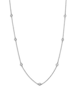 Fine Collection Diamond Bezel Station Necklace in 14K Gold by BLOOMINGDALE'S FINE COLLECTION
