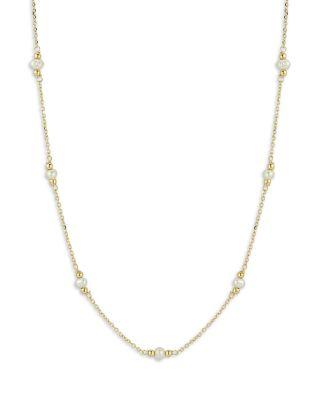 Freshwater Pearl Collar Necklace in 14K Yellow Gold by BLOOMINGDALE'S FINE COLLECTION