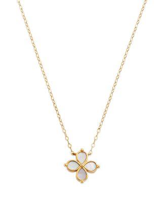 Gemstone Clover Pendant in 10K Yellow Gold by BLOOMINGDALE'S FINE COLLECTION