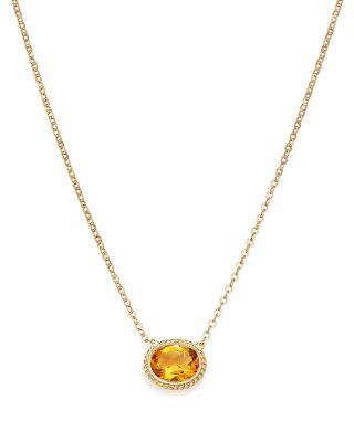 Gemstone Pendant Necklace in 14K Yellow Gold by BLOOMINGDALE'S FINE COLLECTION