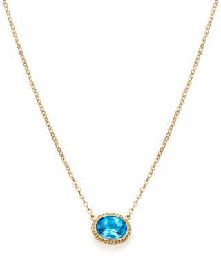 Gemstone Pendant Necklace in 14K Yellow Gold by BLOOMINGDALE'S FINE COLLECTION