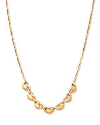 Heart Link Collar Necklace in 14K Yellow Gold by BLOOMINGDALE'S FINE COLLECTION