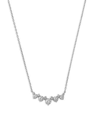 Luxe Collection Certified Lab Grown Diamond Collar Necklace in 14K White Gold by BLOOMINGDALE'S FINE COLLECTION