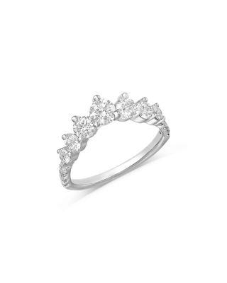 Luxe Collection Certified Lab Grown Diamond Contour Band in 14K White Gold by BLOOMINGDALE'S FINE COLLECTION