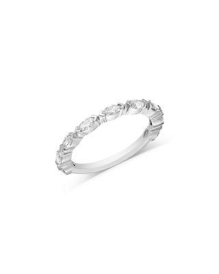 Luxe Collection Certified Lab Grown Diamond Marquise Band in 14K White Gold by BLOOMINGDALE'S FINE COLLECTION